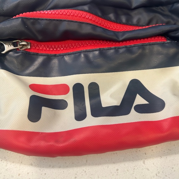 Red,white&blue,vintage Fila Fanny pack, zippers work fine. Pet&smoke free home - Picture 2 of 4